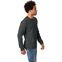 Unisex 61 oz Tagless Long-Sleeve T-Shirt - ASH - S(D0102H7MX02)