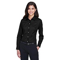 Ladies crown Woven collectionSolid Stretch Twill - BLAcK - XS(D0102H7NBV8)