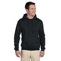 Adult Super Sweats NuBlend Fleece Pullover Hooded Sweatshirt - TRUE RED - S(D0102HI3UY7)