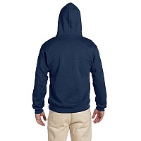 Adult Super Sweats NuBlend Fleece Pullover Hooded Sweatshirt - TRUE RED - S(D0102HI3UK7)