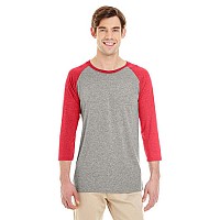 Adult TRI-BLEND Baseball Raglan - OXFRD TRU BL HT - XL(D0102H7M9MJ)