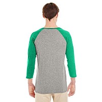 Adult TRI-BLEND Baseball Raglan - OXFRD TRU BL HT - XL(D0102H7M9VT)