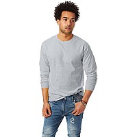 Unisex 61 oz Tagless Long-Sleeve T-Shirt - ASH - S(D0102H7NH5X)