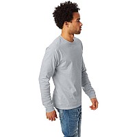 Unisex 61 oz Tagless Long-Sleeve T-Shirt - ASH - S(D0102H7NH5X)