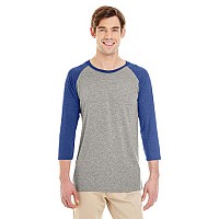 Adult TRI-BLEND Baseball Raglan - OXFRD TRU BL HT - XL(D0102H7M9Z2)