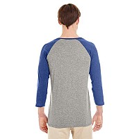 Adult TRI-BLEND Baseball Raglan - OXFRD TRU BL HT - XL(D0102H7M9Z2)