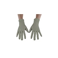 Seeksmile Adult Spandex Gloves Wrist Length Halloween Cosplay Costume Glove Free Size Gray