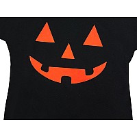 Dutebare Women Halloween Shirts Pumpkin Off Shoulder Sweatshirt Slouchy Long Sleeve Pullover Tops Black C S