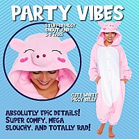 Funziez Adult Onesie Halloween Costume Animal And Sea Creature Plush One Piece Cosplay Suit For Adults Men And Women