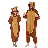 Funziez Adult Onesie Halloween Costume Animal And Sea Creature Plush One Piece Cosplay Suit For Adults Men And Women