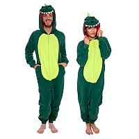 Funziez Slim Fit Adult Onesie Animal Halloween Costume Plush Fruit One Piece Cosplay Suit For Women And Men