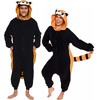 Funziez Adult Onesie Halloween Costume Animal And Sea Creature Plush One Piece Cosplay Suit For Adults Men And Women