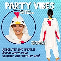 Funziez Adult Onesie Halloween Costume Animal And Sea Creature Plush One Piece Cosplay Suit For Adults Men And Women