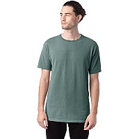 Mens garment-Dyed T-Shirt - BLAcK - S(D0102H7KMZP)