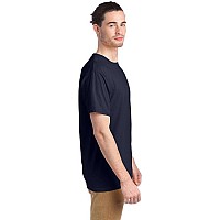 Mens garment-Dyed T-Shirt - BLAcK - S(D0102H7KM36)