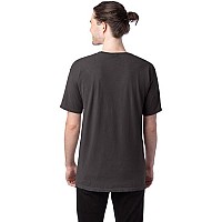 Mens garment-Dyed T-Shirt - BLAcK - S(D0102H7KZX2)