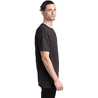 Mens garment-Dyed T-Shirt - BLAcK - S(D0102H7KZX2)