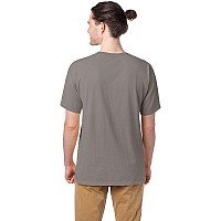 Mens garment-Dyed T-Shirt - BLAcK - S(D0102H7KMM2)