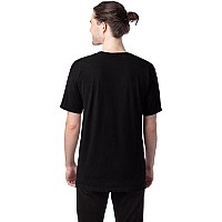 Mens garment-Dyed T-Shirt - BLAcK - S(D0102H7KM1T)