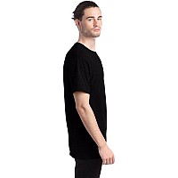 Mens garment-Dyed T-Shirt - BLAcK - S(D0102H7KM1T)