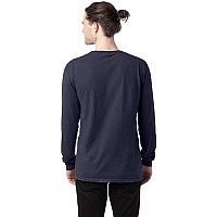 Unisex garment-Dyed Long-Sleeve T-Shirt - BLAcK - S(D0102H7K6NT)