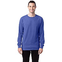 Unisex garment-Dyed Long-Sleeve T-Shirt - BLAcK - S(D0102H7K6T6)