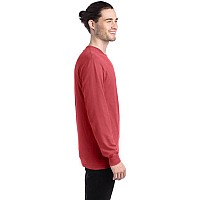 Unisex garment-Dyed Long-Sleeve T-Shirt - BLAcK - S(D0102H7K64P)