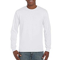 Gildan Hammer? Adult ? 6 Oz. Long-Sleeve T-Shirt L White