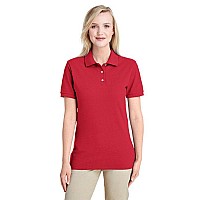 Ladies Premium 100% Ringspun cotton Piqu Polo - ROYAL - M(D0102H7M10P)