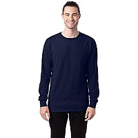 Unisex garment-Dyed Long-Sleeve T-Shirt - BLAcK - S(D0102H7K6T2)