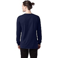 Unisex garment-Dyed Long-Sleeve T-Shirt - BLAcK - S(D0102H7K6T2)