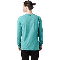 Unisex garment-Dyed Long-Sleeve T-Shirt - BLAcK - S(D0102H7K6FX)