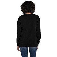 Unisex crew Sweatshirt - BLAcK - S(D0102H7K04P)