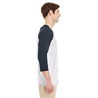 Adult TRI-BLEND Baseball Raglan - OXFRD TRU BL HT - XL(D0102H7M90X)