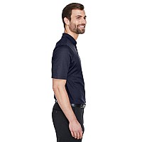 crownLux PerformanceMens Plaited Polo - gRAPHITE - 2XL(D0102H7NSJJ)