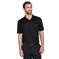 crownLux PerformanceMens Plaited Polo - gRAPHITE - 2XL(D0102H7NSSJ)