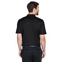 crownLux PerformanceMens Plaited Polo - gRAPHITE - 2XL(D0102H7NSSJ)