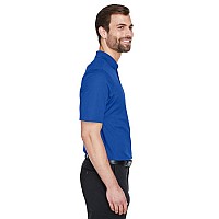 crownLux PerformanceMens Plaited Polo - gRAPHITE - 2XL(D0102H7NSTX)