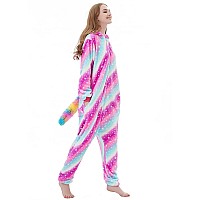 Abenca Fleece Unicorn Onesie Adult Pajamas For Women Cartoon Animal Christmas Halloween Cosplay Onepiece Costumesky Unicornm