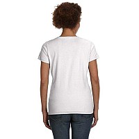 Ladies V-Neck Fine Jersey T-Shirt - BLAcK - S(D0102HI3UgU)