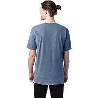 Mens garment-Dyed T-Shirt - BLAcK - S(D0102H7DA1X)