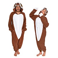 Funziez Adult Onesie Halloween Costume Animal And Sea Creature Plush One Piece Cosplay Suit For Adults Men And Women