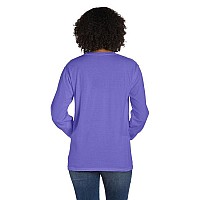 Unisex garment-Dyed Long-Sleeve T-Shirt with Pocket - NEW RAILROAD - S(D0102H7YT9T)