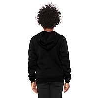 Youth Sponge Fleece Pullover Hooded Sweatshirt - BLAcK - S(D0102H7W37J)