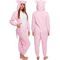 Funziez Slim Fit Adult Onesie Animal Halloween Costume Plush Fruit One Piece Cosplay Suit For Women And Men