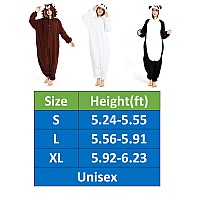 Iii Hhons Onesie Womenmen Animal Polar Bear Costume Cosplay Halloween Pajamas Cute Onesies For Teengirl