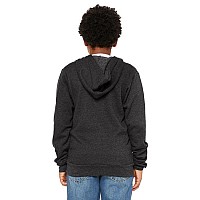 Youth Sponge Fleece Full-Zip Hooded Sweatshirt - HTHR TRUE ROYAL - S(D0102H7KEM8)