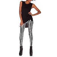 Qzunique Leggings For Women Halloween Fulllength Printed Legging Footless Elastic Yoga Pants Regular And Plus Size