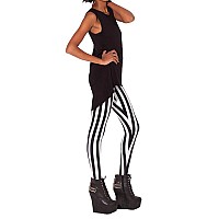 Qzunique Leggings For Women Halloween Fulllength Printed Legging Footless Elastic Yoga Pants Regular And Plus Size