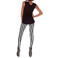 Qzunique Leggings For Women Halloween Fulllength Printed Legging Footless Elastic Yoga Pants Regular And Plus Size